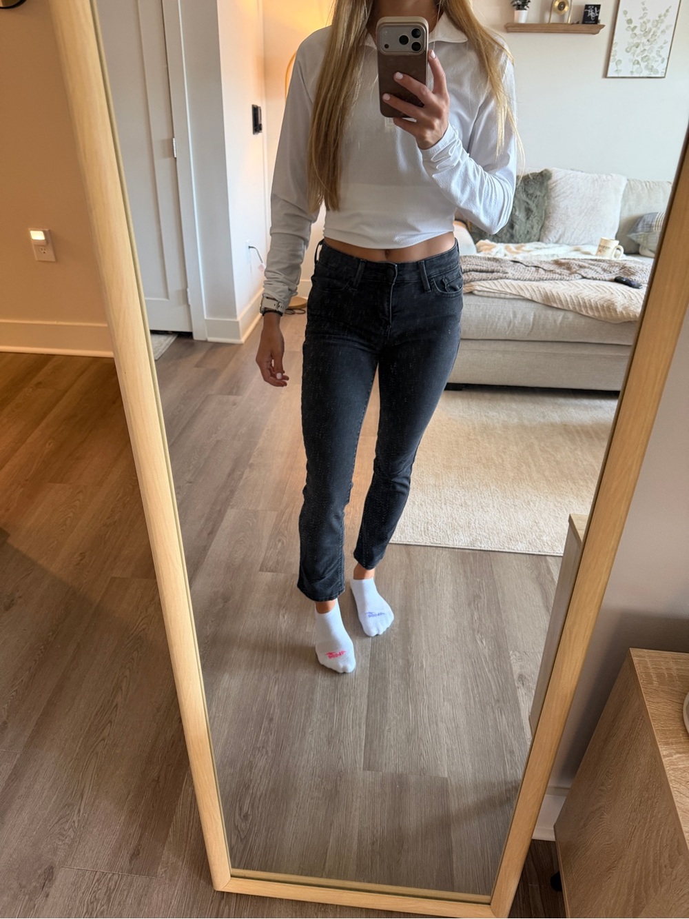 Levi's Black Cropped High-Rise Skinny Jeans